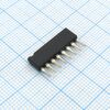 4608X-102-221, res array 4 res 220 ohm 8sip