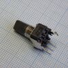 RK09D1130A1L, singl-unit, vertical, flat shift 25mm, 50k, 1b