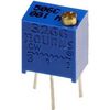 3266W-1-202LF, потенциометр многооборотный керметный 2ком 0.25вт pc pin