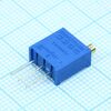 3296W-1-200LF, потенциометр многооборотный керметный 20ом 0.5вт pc pin