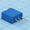 L-KLS4-3296W-222, потенциометр многооборотный керметный 2.2ком 0.5вт ±10%