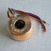 55303-P1S2, тороидальный трансформатор 15ва 230в 2x25в 0.3a h; trt15225 внутри залит компаундом с отверстием под винт м4
