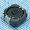 SDRH104-470N-1.95A, силовая smd индуктивность экранированная 47мкгн ±30% 1.95a 128мом