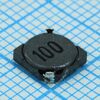 SDRH5D18-100N-1.2A, силовая smd индуктивность экранированная 10мкгн ±20% 1.2a 124мом