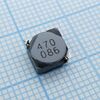 CDRH6D28NP-470NC, силовая smd индуктивность 47мкгн ±30% 0.8a 0.176ом c магнитным экраном