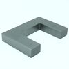 B67385G0000X187, сердечник ферритовый u-образный 126mm 20mm 91mm power transformer