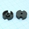 P1811 HQ2K core, сердечник чашечный d=18.4mm, h=10.6mm, pot, мат-л hq2k, пара