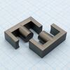 ETD34 P3 core, сердечник ферритовый etd34 p3 33,4х17,5х11,1мм без зазора, al=2850nh комплект 2шт