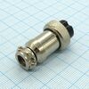 Разъем PH-5FC розетка на кабель, разъем металлический, пять контактов, 125v 7a, ip55(пыле- и брызгозащищенный)