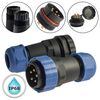SZC28 5P-F-M, разъём герметичный szc28 5p-f-m, 5 контактов