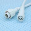 2PIN WP L=40 D=19MM 2*0.5MM2, разъём герметичный 2 контакта l=40мм d=19 мм