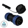 SZC28 3P-M-FB, разъём герметичный szc28 3p-m-fb, 3 контакта