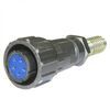 FQ18-5PIN TK, кабельная розетка, 5 контактов, пружиный хвостовик под кабель 8мм