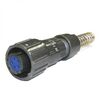 FQ14-5PIN TK-8, кабельная розетка, 5 контактов, пружиный хвостовик под кабель 8мм