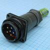 FQ24-6PIN ZPJ-12, блочная вилка, 6 контактов