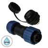 SZC16 6P-M-FB, разъём герметичный szc16 6p-m-fb, 6 контактов