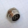 Разъем PH-10MP вилка на блок, разъем металлический, десять контактов, 125v 3a, ip55(пыле- и брызгозащищенный)
