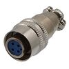 XS9-4(ZN) CABLE JACK, разъем быстрого соединения, 4-х контактый