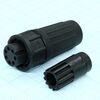 PY07-7T, кабельная розетка, 7 контактов