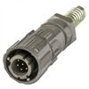 FQ14-7PIN TJ-8, кабельная вилка, 7 контактов, пружиный хвостовик под кабель 8мм