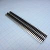 DS1029-04-2X40P8BVB10-B, штыревой соединитель, 2х40 шаг 2,54мм.,двухрядный (a=6.00мм, h=10.40мм, b=3.00мм)