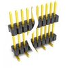 DS1031-05-1X10P8BS311-3A, штыревой соединитель на плату smt 1x10 pin шаг 1.27мм однорядный