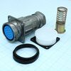 FQ24-19ZPK-12, блочная часть с патрубком для кабеля, 19 контактов