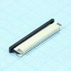 DS1020-07-22VBT1A-R, fpc разъем для шлейфа на плату, поверхностный монтаж 22pin, шаг 1.00мм (контакты снизу)