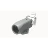 D3A-SF-1L-M20, основание разъема, size d3a, закрытое, с защелкой, 1 отверстие с резьбой для кабельных вводов m20x1,5, металл