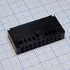 102387-4, кожух разъема rcp 20 местн. 2.54мм с захватом для монтажа кабеля