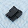 436450400, корпус разъема, однорядный, серия micro-fit 3.0, гнездо, 4 вывод(-ов), 3 мм