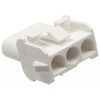 350767-1, корпус разъема universal mate-n-lok, розетка 3pin, in-line (nylon, ul 94v-0) без контактов, шаг 6.35 мм