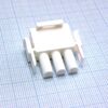350766-4, корпус разъема universal mate-n-lok, вилка 3pin, in-line (nylon, ul 94v-0) без контактов, шаг 6.35 мм