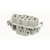 DK-4/0-F, розеточная контактных вставок винтовая фиксация, 4 полюса + ре, size 10b, 690 v, 80 a, сечение обслуживаемых проводников 1.5-16 мм. кв., тип покрытия контактов: серебро, серия dk