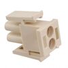 1-1703061-2, корпус разъема pl 2 pos 6.35mm crimp st cable mount bag