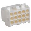 350784-1, корпус разъема universal mate-n-lok, розетка 15pin, matrix (nylon, ul 94v-0) без контактов, шаг 6.35 мм