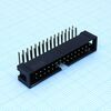 DS1013-30RSIB-B-0, idc разъем, вилка на плату угловая двухрядная 30pin(2x15)., шаг 2.54мм