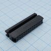 DS1016-26MA2BB / без скоб, idc разъем, розетка на плоский шлейф 26pin(2x13), шаг 2.54мм без скоб