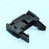 DS1011-10SBSiB7-B, вилка на плату, вертикальный монтаж 10pin(2х5), шаг 2.54мм