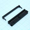 DS1016-40MA2BB, idc разъем, розетка на плоский шлейф 40pin(2x20), шаг 2.54мм