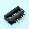 DS1018-102BX, fdc разъем для шлейфа на плату 10pin(2x5), шаг 2.54мм