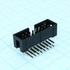 DS1013-16RSIB-B-0, idc разъем, вилка на плату угловая двухрядная 16pin(2x8)., шаг 2.54мм