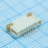 522070660, соединитель fpc 6 контактов шаг 1мм угловой smd серия easy-on лента на катушке