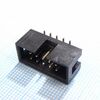DS1013-10MSIXA-B, idc разъем, вилка на плату, smd монтаж 10pin(2x5), шаг 2.54