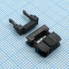 DS1017-06MA2B, idc разъем, розетка на плоский шлейф 6pin(2x3), шаг 2.00мм