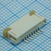 522070860, соединитель fpc 8 контактов шаг 0.5mm угловой для поверхностного монтажа лента на катушке