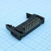DS1011-20RBSiB7-B, вилка на плату, угловой монтаж 20pin(2х10), шаг 2.54мм