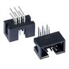 BH-06R (IDC-06MR), idc разъем, вилка на плату угловая двухрядная 6pin(2x3)., шаг 2.54мм