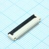 KLS1-242G-2.0-32-T-R, разъем для плоского шлейфа 32 контакта шаг 0.5мм