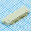 2-1734839-4, соединитель fpc 24 контакта шаг 0.5мм угловой smd лента на катушке